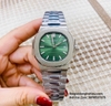 Đồng Hồ Nam Hanboro Nautilus Máy Tự Động Mặt Xanh Lá Vỏ Silver 40mm