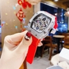 Đồng Hồ Nam Madocy M88168 Automatic Red Silver 42mm