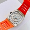 Đồng Hồ Nam Madocy M88169 Automatic Orange Silver 42mm