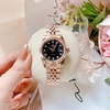 Đồng Hồ Nữ Carnival 8131L-VH-D Dây Thép Vàng Hồng Mặt Đen Size 30mm Quartz Japan