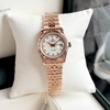 Đồng Hồ Nữ Carnival 8131L-VH-TK Màu Vàng Hồng Mặt Xà Cừ Trắng Size 30mm Quartz Japan