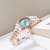 Đồng Hồ Nữ Carnival 8131L-VH-XT Dây Thép Vàng Hồng Mặt Xanh Pastel Size 30mm Quartz Japan