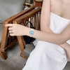 Đồng Hồ Nữ Carnival 8131L-VH-XT Dây Thép Vàng Hồng Mặt Xanh Pastel Size 30mm Quartz Japan
