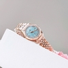Đồng Hồ Nữ Carnival 8131L-VH-XT Dây Thép Vàng Hồng Mặt Xanh Pastel Size 30mm Quartz Japan