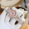 Đồng Hồ Nữ Carnival 8131L2-CH-HK Dây Demi Vàng Hồng Mặt Xà Cừ Hồng Viền Đính Đá Size 31mm Quartz Japan