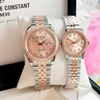 Đồng Hồ Nữ Carnival 8131L2-CH-NN Dây Demi Vàng Hồng Viền Đính Đá Size 31mm Quartz Japan