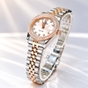 Đồng Hồ Nữ Carnival 8131L2-CH-NN Dây Demi Vàng Hồng Viền Đính Đá Size 31mm Quartz Japan