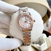 Đồng Hồ Nữ Carnival 8131L2-CH-T Dây Demi Vàng Hồng Mặt Trắng Viền Đính Đá Size 31mm Quartz Japan