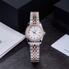 Đồng Hồ Nữ Carnival 8131L2-CH-TK Dây Demi Vàng Hồng Mặt Xà Cừ Trắng Viền Đính Đá Size 31mm Quartz Japan