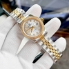 Đồng Hồ Nữ Carnival 8131L2-CV-T Dây Demi Vàng Gold Mặt Trắng Viền Đính Đá Size 31mm Quartz Japan