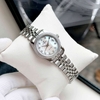 Đồng Hồ Nữ Carnival 8131L2-VT-TK Dây Thép Bạc Mặt Xà Cừ Trắng Viền Đính Đá Size 31mm Quartz Japan