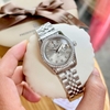 Đồng Hồ Nữ Carnival 8131L2-VT-TX Dây Thép Bạc Mặt Xám Viền Đính Đá Size 31mm Quartz Japan