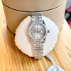 Đồng Hồ Nữ Carnival 8131L2-VT-TX Dây Thép Bạc Mặt Xám Viền Đính Đá Size 31mm Quartz Japan