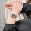 Đồng Hồ Nữ Carnival 8160L2-VH-DK Vàng Hồng Mặt Xà Cừ Xám Viền Đá Size 34mm Sapphire