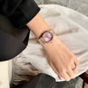 Đồng Hồ Nữ Carnival 8160L2-VH-HK Vàng Hồng Mặt Xà Cừ Hồng Viền Đá Size 34mm Sapphire