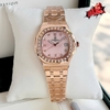 Đồng Hồ Nữ Carnival 8160L2-VH-HK Vàng Hồng Mặt Xà Cừ Hồng Viền Đá Size 34mm Sapphire