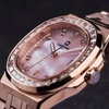 Đồng Hồ Nữ Carnival 8160L2-VH-HK Vàng Hồng Mặt Xà Cừ Hồng Viền Đá Size 34mm Sapphire