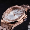 Đồng Hồ Nữ Carnival 8160L2-VH-T Vàng Hồng Mặt Trắng Viền Đá Size 34mm Sapphire