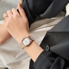 Đồng Hồ Nữ Carnival 8160L2-VH-T Vàng Hồng Mặt Trắng Viền Đá Size 34mm Sapphire