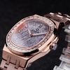 Đồng Hồ Nữ Carnival 8160L2-VH-TT Vàng Hồng Mặt Thiên Thạch Viền Đá Size 34mm Sapphire