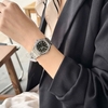 Đồng Hồ Nữ Carnival 8160L2-VT-D Dây Thép Silver Mặt Đen Viền Đá Size 34mm Sapphire