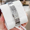 Đồng Hồ Nữ Carnival 8160L2-VT-HK Dây Thép Silver Mặt Xà Cừ Hồng Viền Đá Size 34mm Sapphire