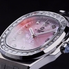 Đồng Hồ Nữ Carnival 8160L2-VT-HK Dây Thép Silver Mặt Xà Cừ Hồng Viền Đá Size 34mm Sapphire