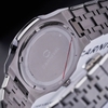 Đồng Hồ Nữ Carnival 8160L2-VT-N Dây Thép Silver Mặt Nâu Viền Đá Size 34mm Sapphire