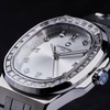 Đồng Hồ Nữ Carnival 8160L2-VT-T Dây Thép Silver Mặt Trắng Viền Đá Size 34mm Sapphire