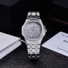 Đồng Hồ Nữ Carnival 8160L2-VT-TT Dây Thép Silver Mặt Thiên Thạch Viền Đá Size 34mm Sapphire