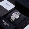 Đồng Hồ Nữ Carnival 8160L2-VT-TT Dây Thép Silver Mặt Thiên Thạch Viền Đá Size 34mm Sapphire