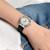 Đồng Hồ Nữ Carnival 8168L2 Dây Cao Đen Mặt Xà Cừ Trắng Đính Đá Vỏ Silver Size 34mm 8168L2-VT-DCS-TK