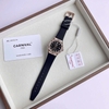 Đồng Hồ Nữ Carnival 8168L2 Dây Cao Su Đen Mặt Đen Đính Đá Rose Size 34mm Quartz 8168L2-VH-DCS-D