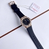 Đồng Hồ Nữ Carnival 8168L2 Dây Cao Su Đen Mặt Đen Đính Đá Rose Size 34mm Quartz 8168L2-VH-DCS-D