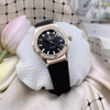 Đồng Hồ Nữ Carnival 8168L2 Dây Cao Su Đen Mặt Đen Đính Đá Rose Size 34mm Quartz 8168L2-VH-DCS-D