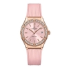 Đồng Hồ Nữ Carnival 8168L2 Dây Cao Su Hồng Đính Đá Rose Size 34mm Quartz 8168L2-VH-DCS-H