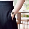 Đồng Hồ Nữ Carnival 8173L2 Dây Cao Su Đen Đính Đá Gold Size 34mm Quartz Japan Carnival 8173L2-VV-DCS-D