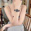 Đồng Hồ Nữ Carnival 8173L2 Dây Cao Su Đen Đính Đá Silver Size 34mm Quartz Japan Carnival 8173L2-VT-DCS-D