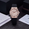 Đồng Hồ Nữ Carnival 8173L2 Dây Cao Su Đen Mặt Vàng Hồng Đính Đá Rose Size 34mm Quartz Japan Carnival 8173L2-VH-DCS-NN