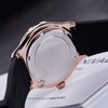 Đồng Hồ Nữ Carnival 8173L2 Dây Cao Su Đen Mặt Vàng Hồng Đính Đá Rose Size 34mm Quartz Japan Carnival 8173L2-VH-DCS-NN