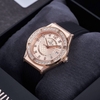 Đồng Hồ Nữ Carnival 8173L2 Dây Cao Su Đen Mặt Vàng Hồng Đính Đá Rose Size 34mm Quartz Japan Carnival 8173L2-VH-DCS-NN