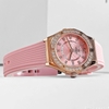 Đồng Hồ Nữ Carnival 8173L2 Dây Cao Su Hồng Đính Đá Rose Size 34mm Quartz Japan Carnival 8173L2-VH-DCS-H