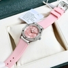 Đồng Hồ Nữ Carnival 8173L2 Dây Cao Su Hồng Đính Đá Silver Size 34mm Quartz Japan Carnival 8173L2-VT-DCS-H