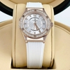Đồng Hồ Nữ Carnival 8173L2 Dây Cao Su Trắng Đính Đá Rose Size 34mm Quartz Japan Carnival 8173L2-VH-DCS-T1