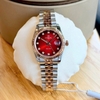 Đồng Hồ Nữ Carnival 8250L-CH-DO Demi Vàng Hồng Mặt Ombre Đỏ Size 30mm Quartz Japan
