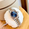 Đồng Hồ Nữ Carnival 8250L-CH-X Demi Vàng Hồng Mặt Xanh Dương Size 30mm Quartz Japan