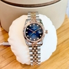 Đồng Hồ Nữ Carnival 8250L-CH-X Demi Vàng Hồng Mặt Xanh Dương Size 30mm Quartz Japan