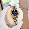 Đồng Hồ Nữ Carnival 8250L-CH-X Demi Vàng Hồng Mặt Xanh Dương Size 30mm Quartz Japan