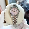 Đồng Hồ Nữ Carnival 8250L-VT-H Dây Thép Silver Mặt Xà Cừ Hồng Size 30mm Quartz Japan
