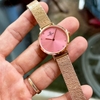 Đồng Hồ Nữ Carnival 8253L-VH-H Dây Mesh Màu Vàng Hồng Mặt Hồng Size 30mm Mỏng Nhỏ Xinh